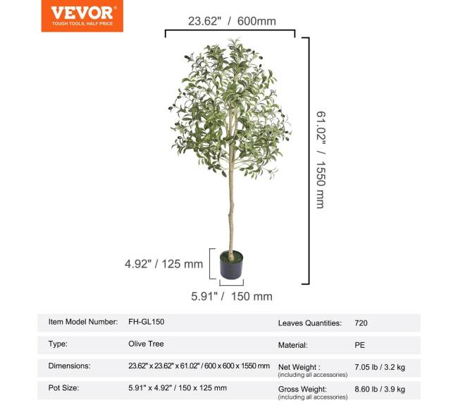 Dirbtinės alyvmedžio gėlė puošnaus dizaino6
