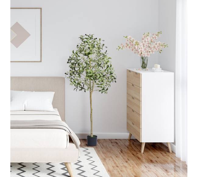 Dirbtinės alyvmedžio gėlė puošnaus dizaino7