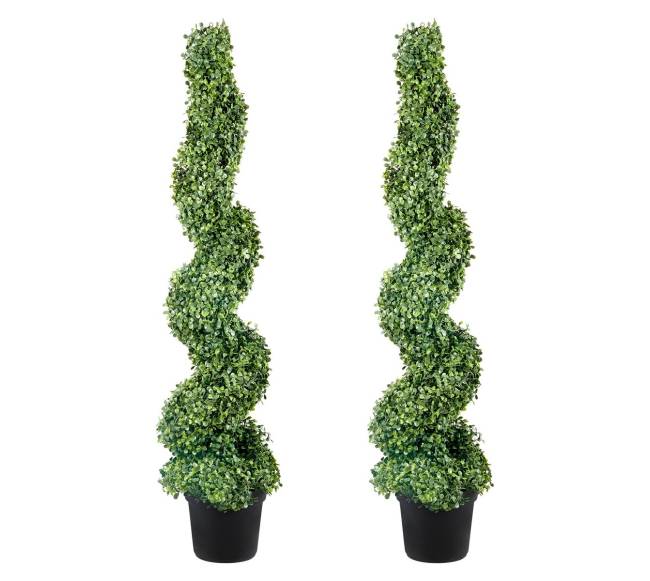 Dirbtiniai bugieniai medžiai 120 cm (2 vnt.)0