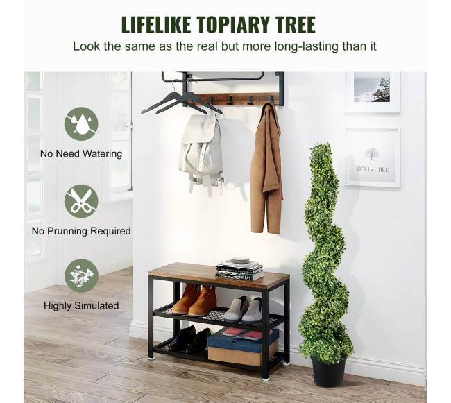 Dirbtiniai bugieniai medžiai 120 cm (2 vnt.)1