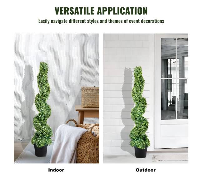 Dirbtiniai bugieniai medžiai 120 cm (2 vnt.)5