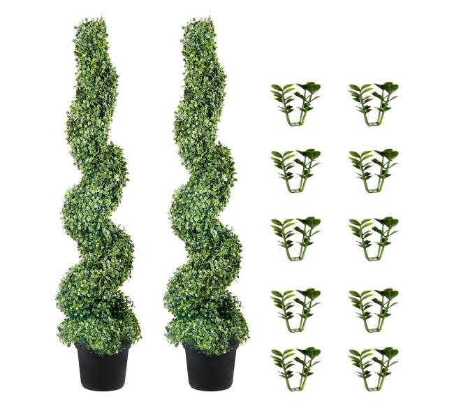 Dirbtiniai bugieniai medžiai 120 cm (2 vnt.)8