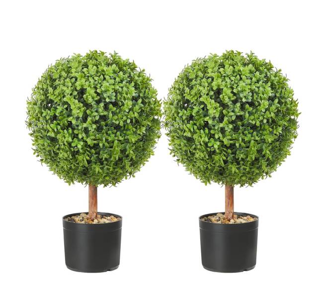 Dirbtiniai buksmedžio medeliai 61 cm, 2 vnt.0