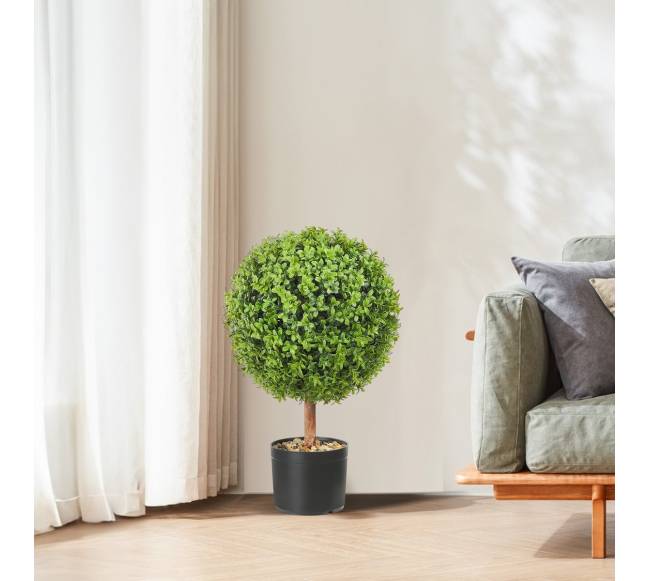 Dirbtiniai buksmedžio medeliai 61 cm, 2 vnt.7