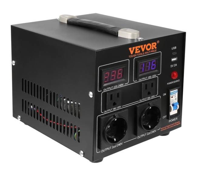 Įtampos keitiklis- transformatorius 2000VA9