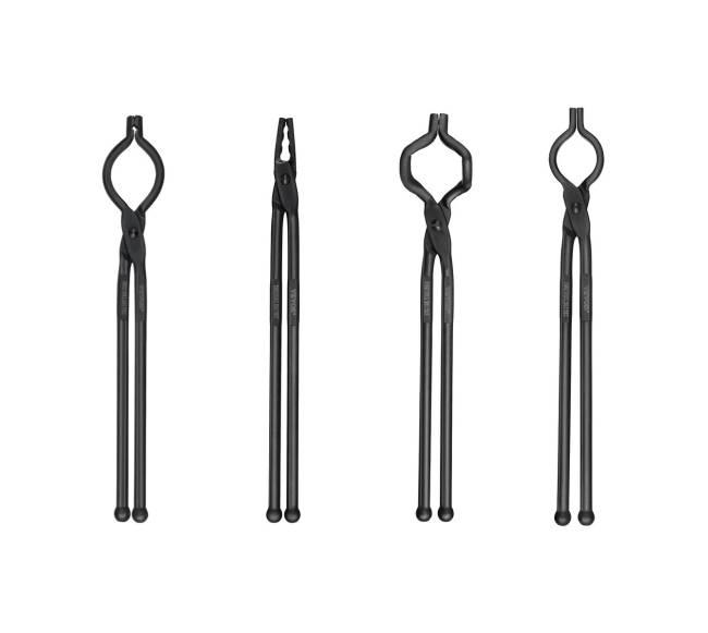 Kalvystės žnyplės 45 cm, 4 vnt. komplektas9