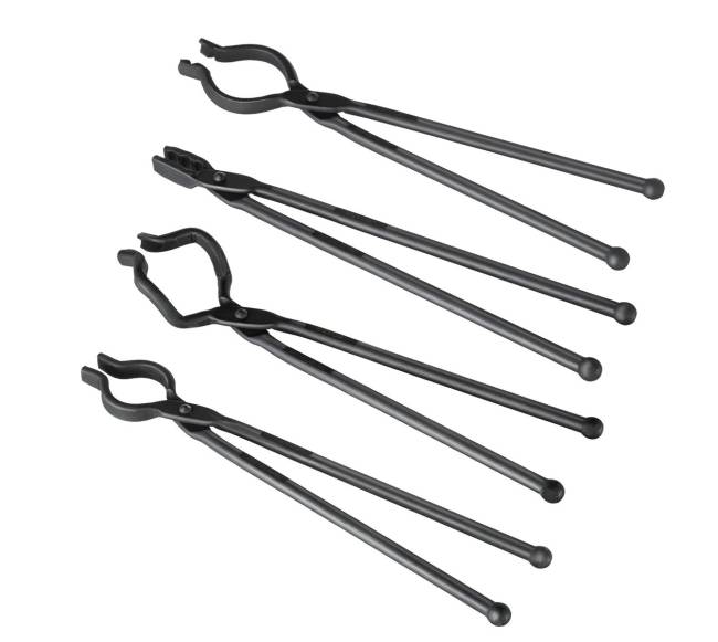 Kalvystės žnyplės 45 cm, 4 vnt. komplektas10