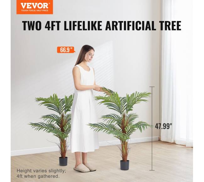 Dirbtinis palmių medis 1.2 m patalpoms1