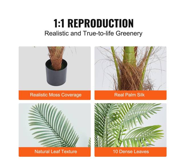 Dirbtinis palmių medis 1.2 m patalpoms3