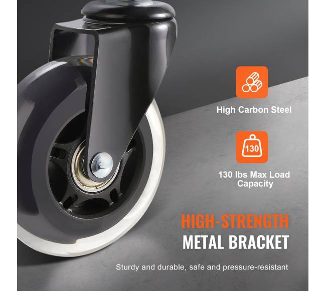 Kėdžių ratukai, 5 vnt, baldų ratų keitimas3