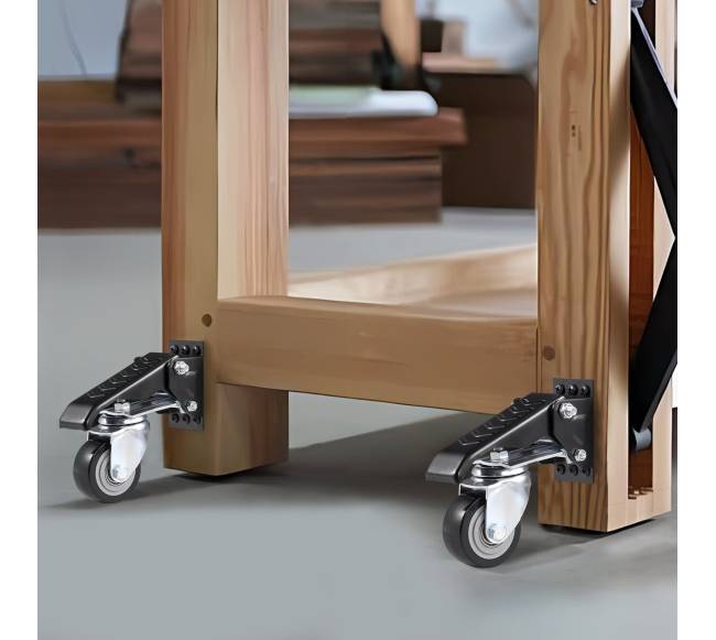 Darbo stalo ratukai, 75 kg apkrova, 4 vnt.7