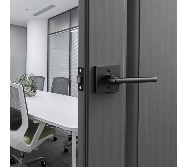 Vidaus durų rankena, 5 vnt. juodos7