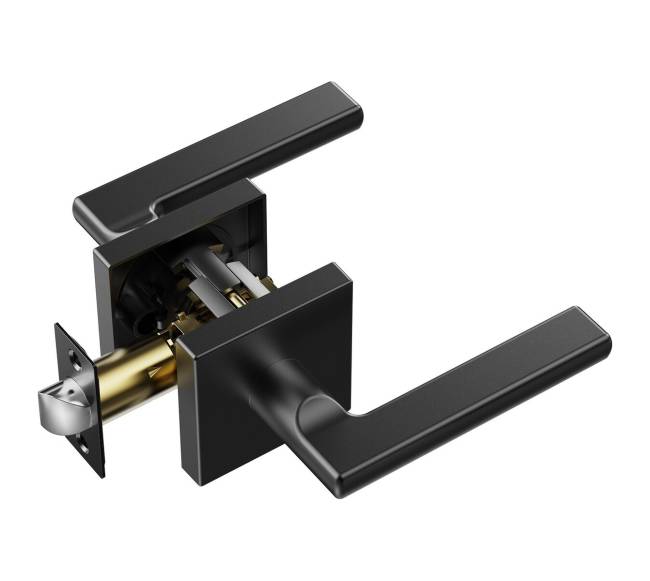 Vidaus durų rankena, 5 vnt. juodos8