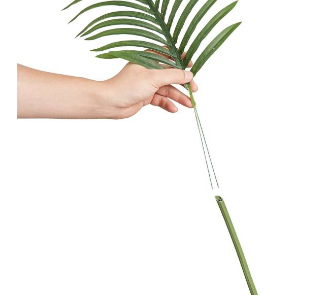 Dirbtinis aukso palmių medis 2m10
