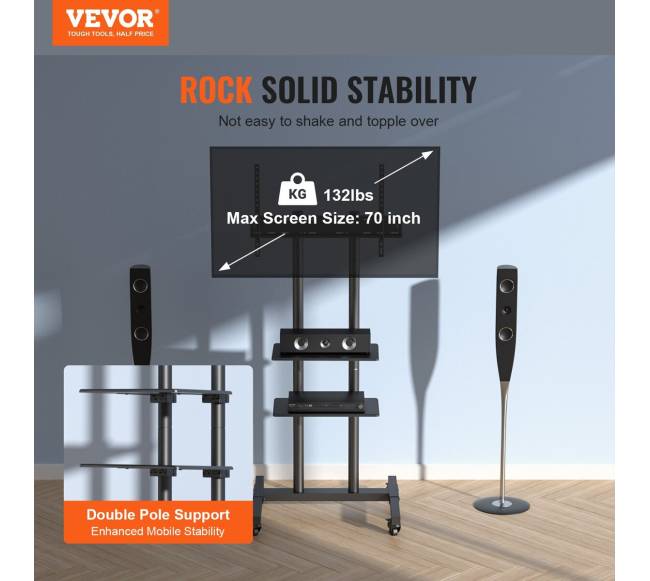 Mobilus TV stovas 32-70 colių televizoriams1