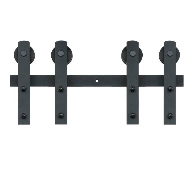 2.44 m slankiojančio klojimo durų komplektas dviguboms durims9