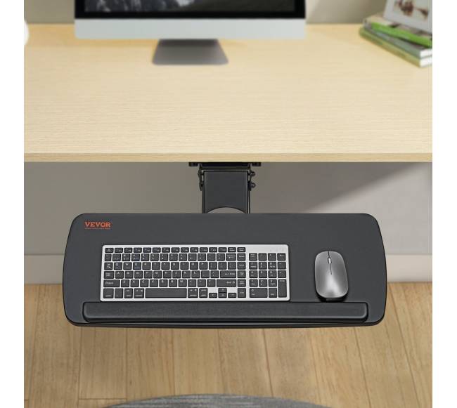 Reguliuojamas klaviatūros laikiklis po stalu7