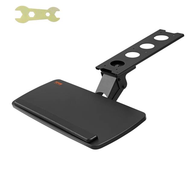 Reguliuojamas klaviatūros laikiklis po stalu8