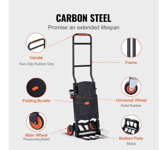 Aliumininis vežimėlis, 2 viename, 136 kg apkrova3