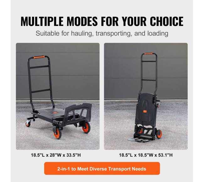 Aliumininis vežimėlis, 2 viename, 136 kg apkrova4