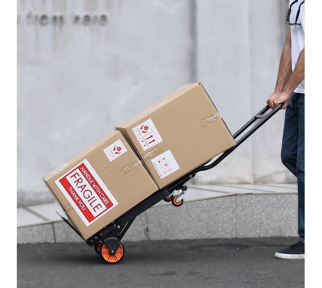 Aliumininis vežimėlis, 2 viename, 136 kg apkrova7