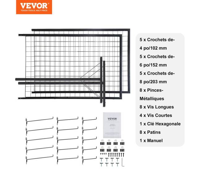 2 x 5,6 kojos tinklelio sienos panelės bokštelis6