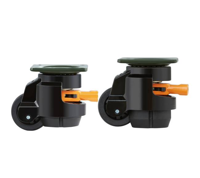 Reguliuojami ratukai darbastalio kojoms9