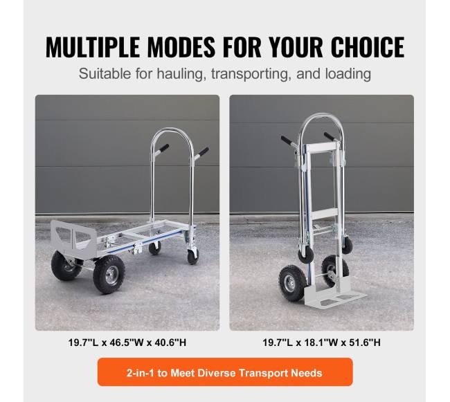 Aliuminis vežimėlis 2-in-1 su sulankstomu režimu4