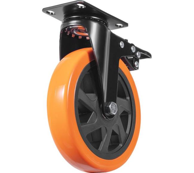 Besisukantys ratai su užraktu, 6 colių, 4 vnt.9