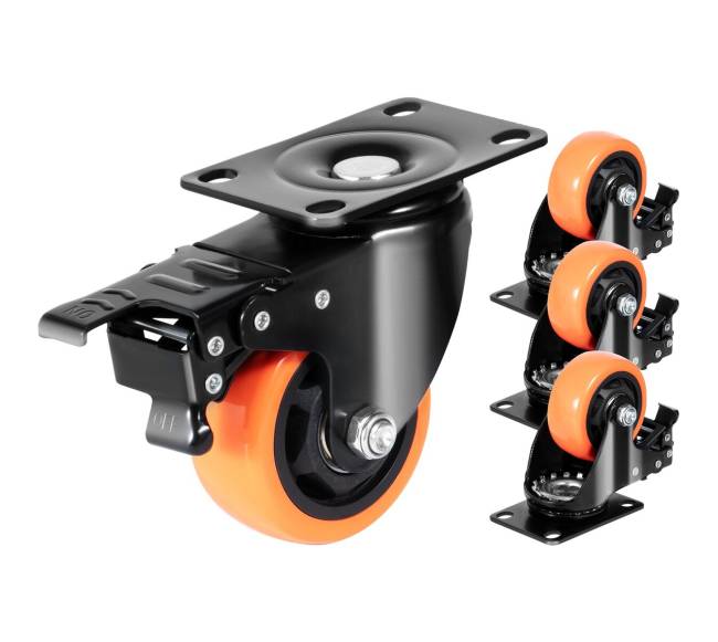 Ratukai su 3 cm pasukama plokštele0