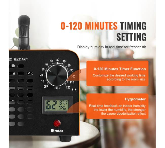 Ozono generatorius 12000mgh su laikmačiu2