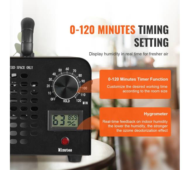 Ozono generatorius 36000mgh su laikmačiu2