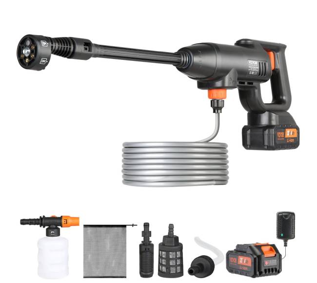 Aukšto slėgio belaidis plovimo įrenginys 580 PSI0