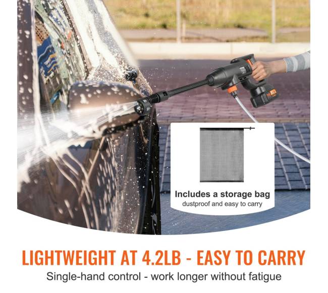 Aukšto slėgio belaidis plovimo įrenginys 580 PSI2