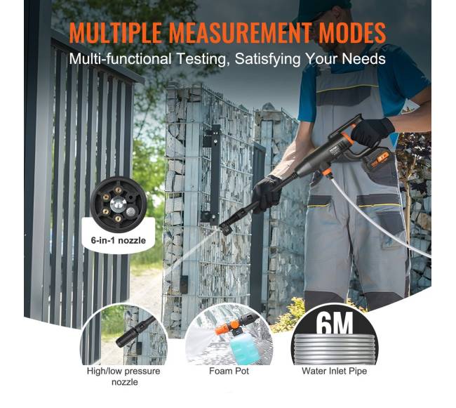 Aukšto slėgio belaidis plovimo įrenginys 580 PSI3