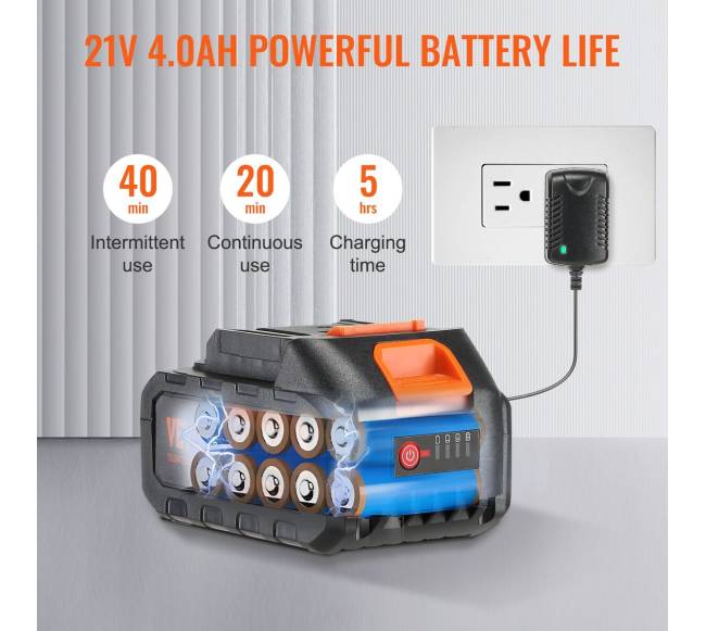 Aukšto slėgio belaidis plovimo įrenginys 580 PSI4