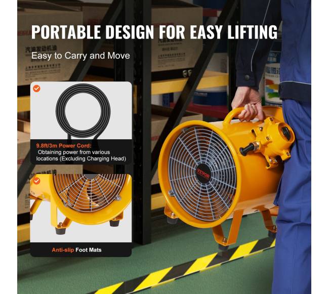 76 cm ekstraktoriaus ventiliatorius su 3 m laidu3