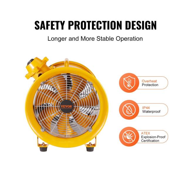 76 cm ekstraktoriaus ventiliatorius su 3 m laidu4