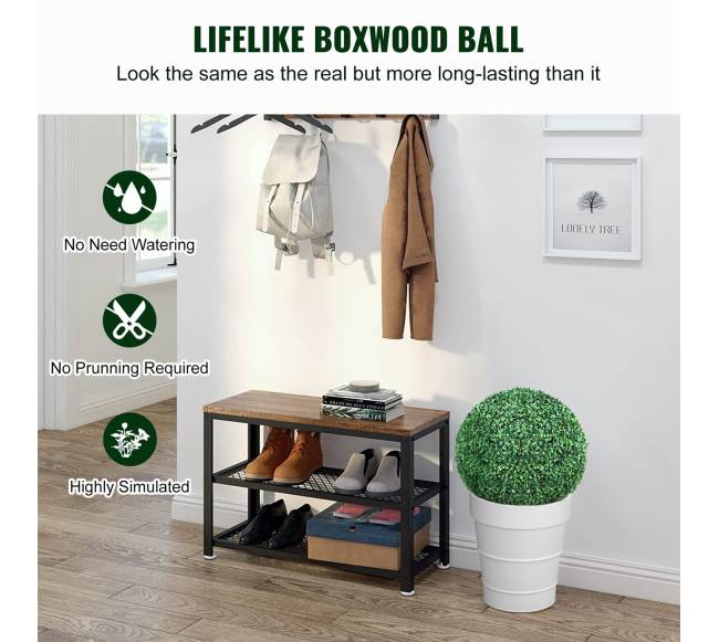 Dirbtiniai buxus medžiai, 60 cm1