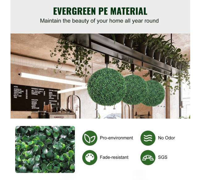 Dirbtiniai buxus medžiai, 60 cm2