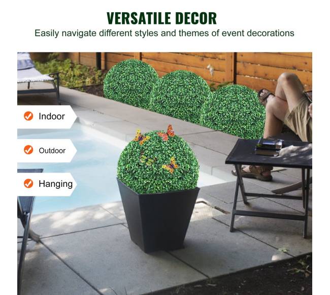 Dirbtiniai buxus medžiai, 60 cm5