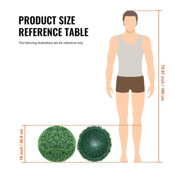 Dirbtiniai buxus medžiai, 60 cm7