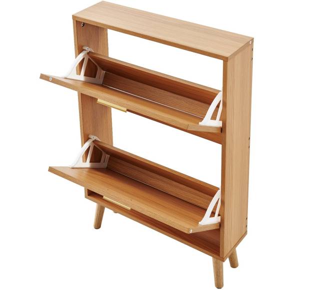 Batų spintelė su 2 atverčiamomis stalčiais8