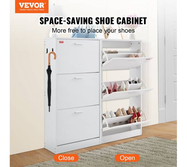 Batų spintelė su 3 atveriamais stalčiais1