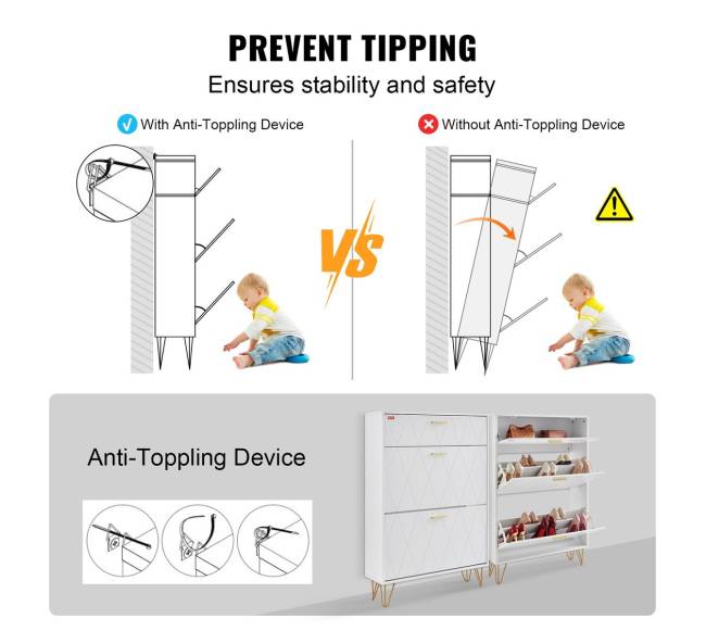 Batų spintelė su 3 atveriamomis stalčiais6