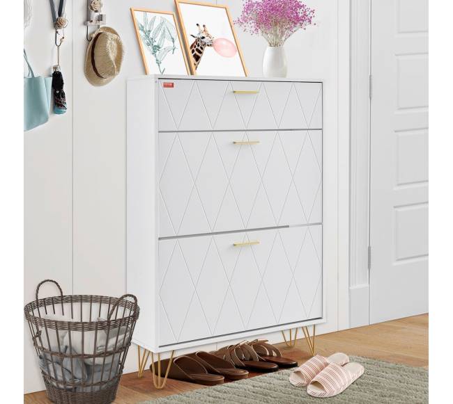 Batų spintelė su 3 atveriamomis stalčiais7