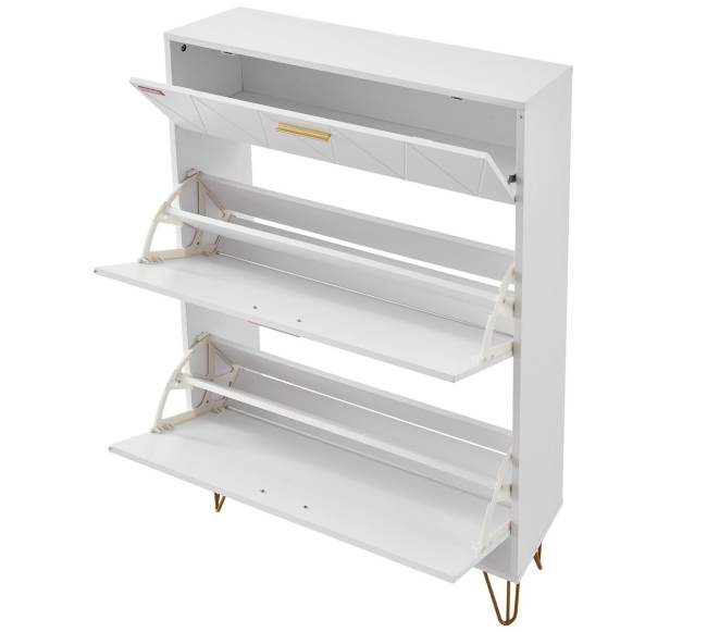 Batų spintelė su 3 atveriamomis stalčiais9