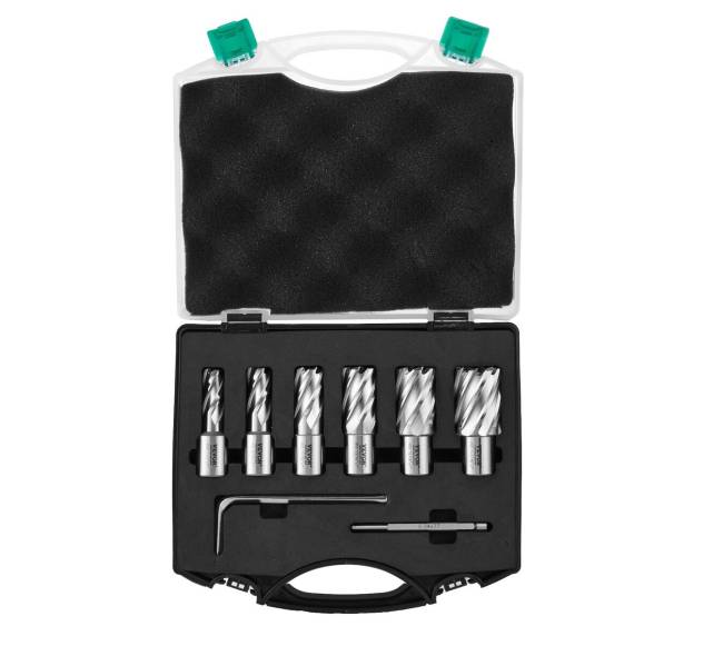 Žiedinių grąžtų rinkinys su dėklu8