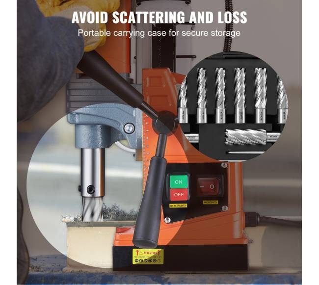 Žiedinių grąžtų rinkinys, 13 vnt., magnetiniams gręžtuvams4