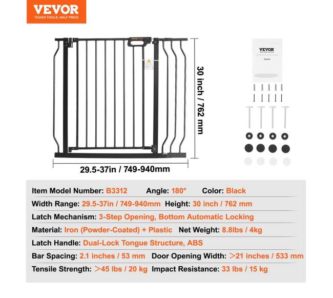 Saugumo vartai vaikams ir augintiniams6